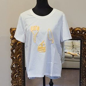 Gozo White T-Shirt Size 36-38